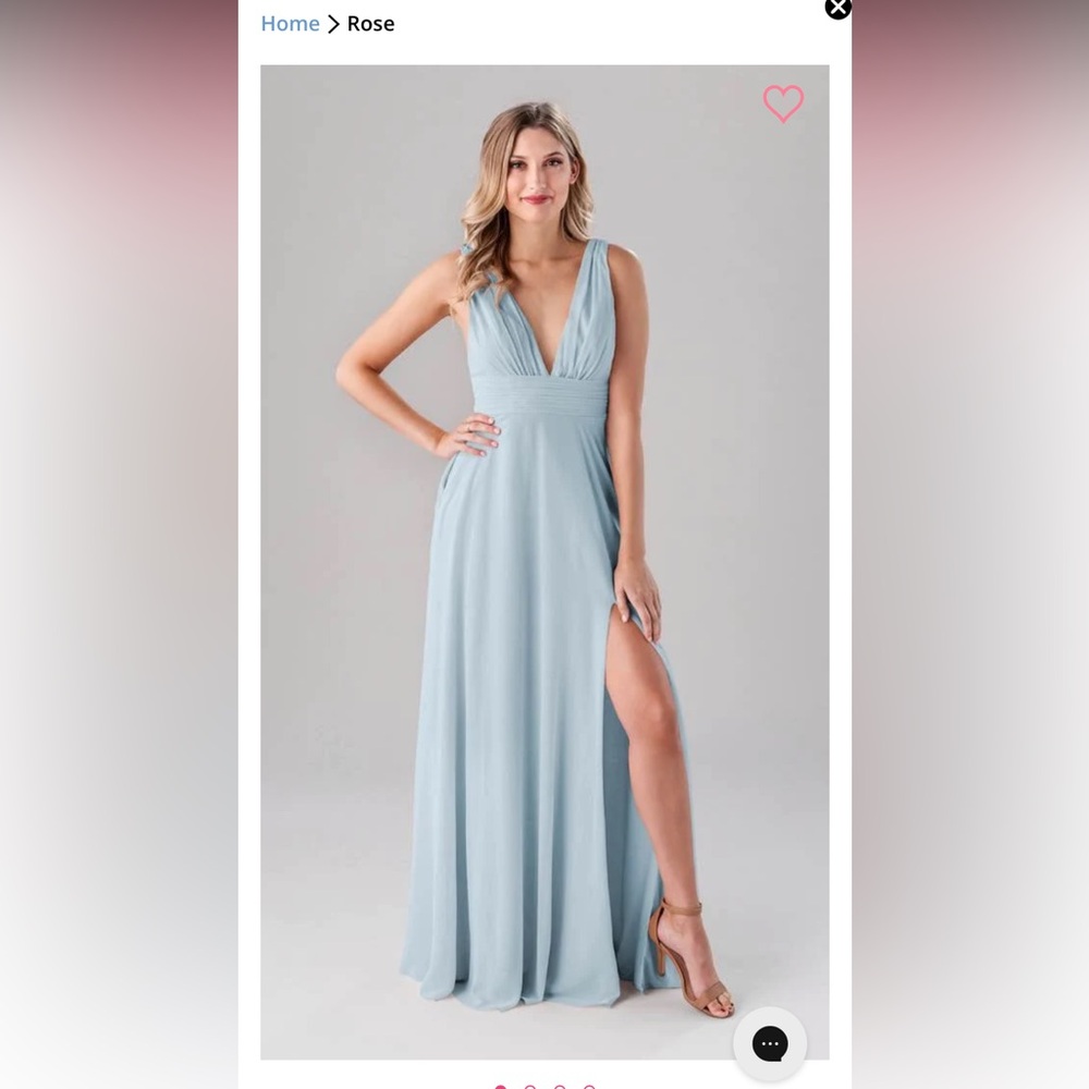 Kennedy Blue Sky Blue Bridesmaid Dress
